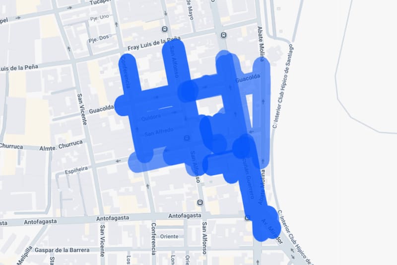 En este sector de la comuna, el corte de luz durará cuatro horas. Créditos: Enel.