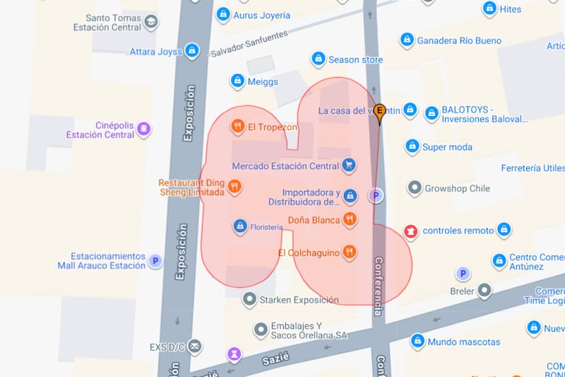 El corte de agua en este sector durará seis horas. Créditos: Aguas Andinas.