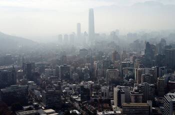 Santiago está entre las 10 ciudades con peor calidad del aire