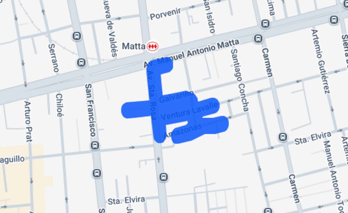 Esta zona tendrá corte de luz el domingo. Créditos: Enel.