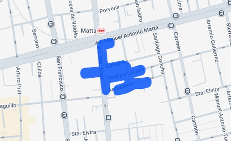 Esta zona tendrá corte de luz el domingo. Créditos: Enel.
