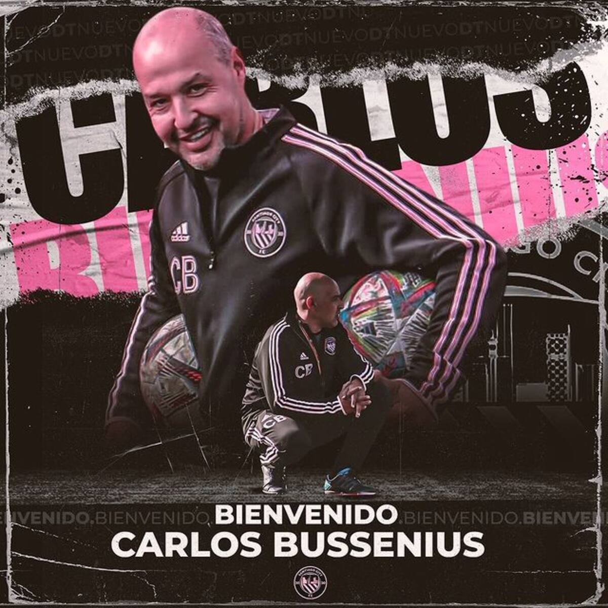 Carlos Bussenius fue presentado como nuevo DT de los capitalinos.