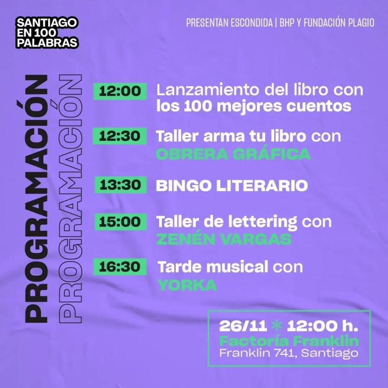 Sus actividades gratuitas en el lanzamiento