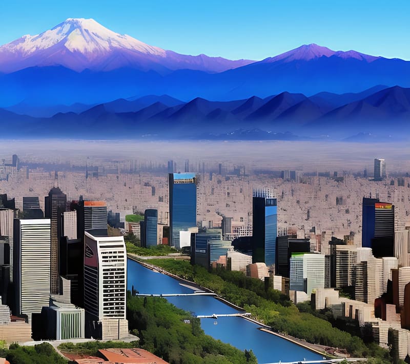 Santiago en el futuro según la IA.