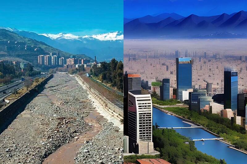 El Río Mapocho es el gran protagonista. Créditos: @mapochovivo | EnLaHora.