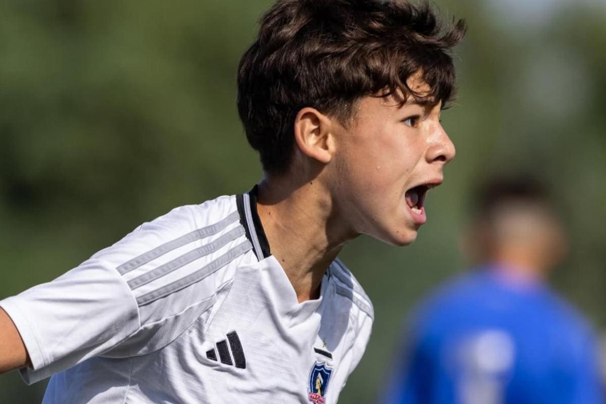 El hijo de Manuel Neira anotó un doblete en la final de Colo Colo Sub-11 frente a Universidad de Chile. Foto: Colo Colo Fútbol Joven.