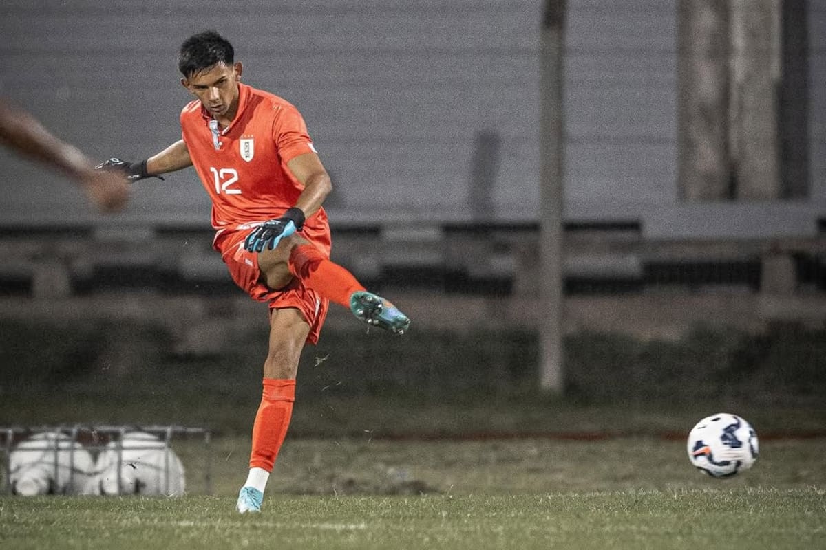 El nuevo portero de Universidad de Concepción en Uruguay.