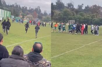 VIDEO | Clásico Porteño entre Santiago Wanderers y Everton terminó en batalla campal