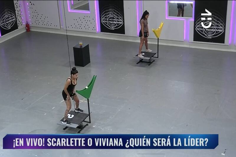 Ambas jugadoras debieron disputar la final de la prueba de equilibrio por el liderazgo.