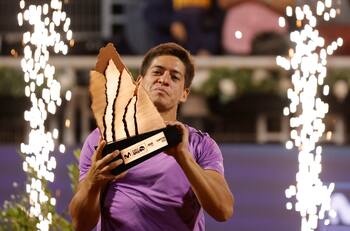 VIDEO | El gesto de Sebastián Báez que sorprendió a todos después de ganar el ATP de Santiago