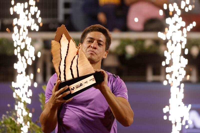 El campeón defensor del ATP de Santiago.
