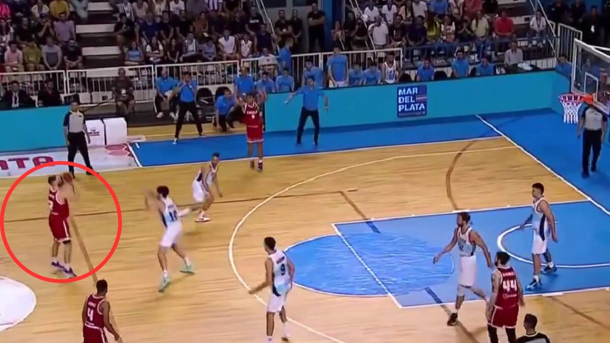 VIDEO | No bastó con este puntazo: Chile cayó contra Argentina en las clasificatorias a la AmeriCup 2025