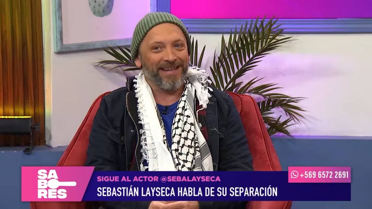 Sebastián Layseca estuvo en "Sabores".