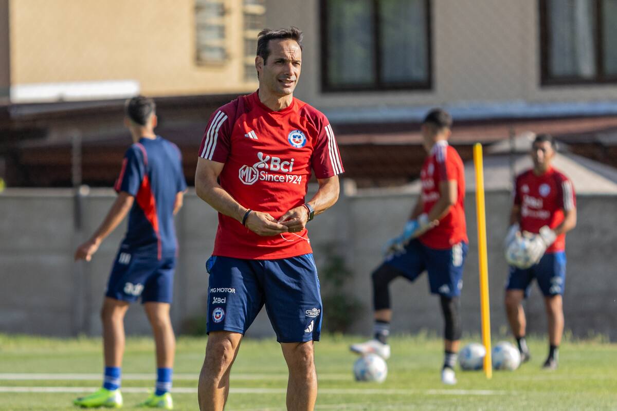 En entrenamiento de la Selección Chilena Sub-17.