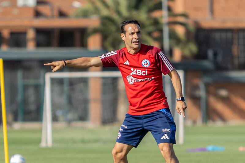 En entrenamiento de la Selección Chilena Sub-17.