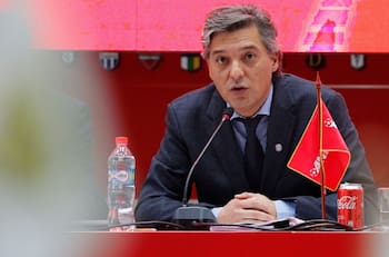 Sebastián Moreno en su salida de la ANFP: "Hoy es un día triste para el fútbol chileno"