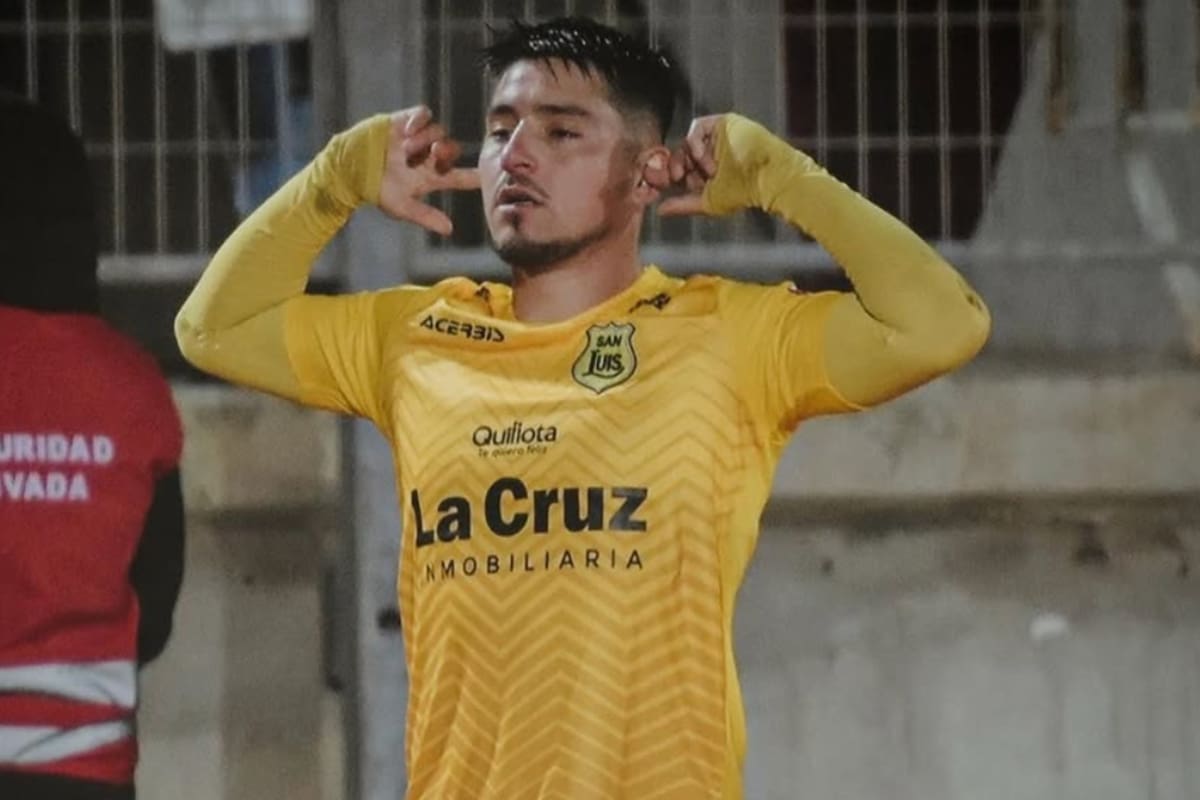 El delantero en San Luis. Foto: @sanluisdequillota