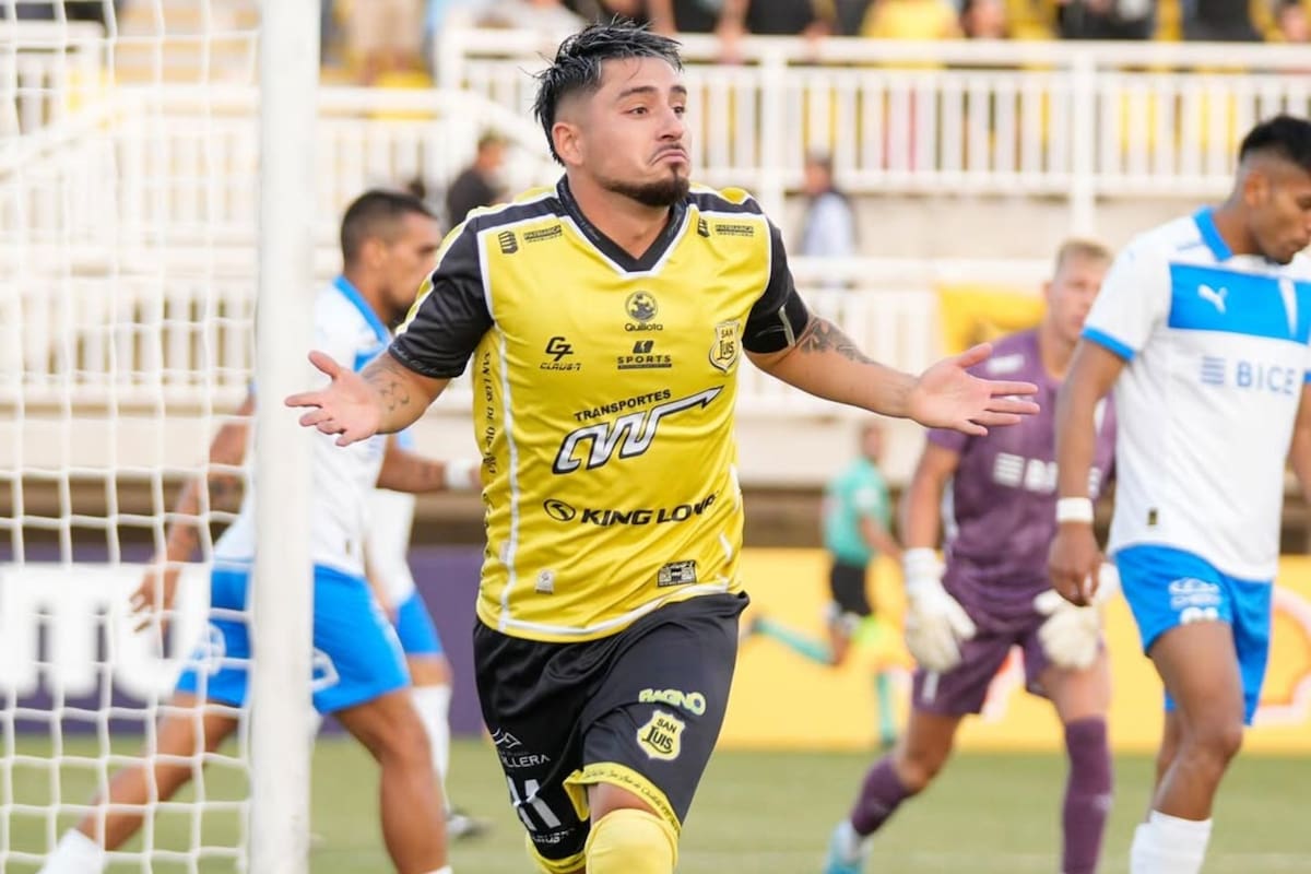 El delantero en San Luis. Foto: @sanluisdequillota