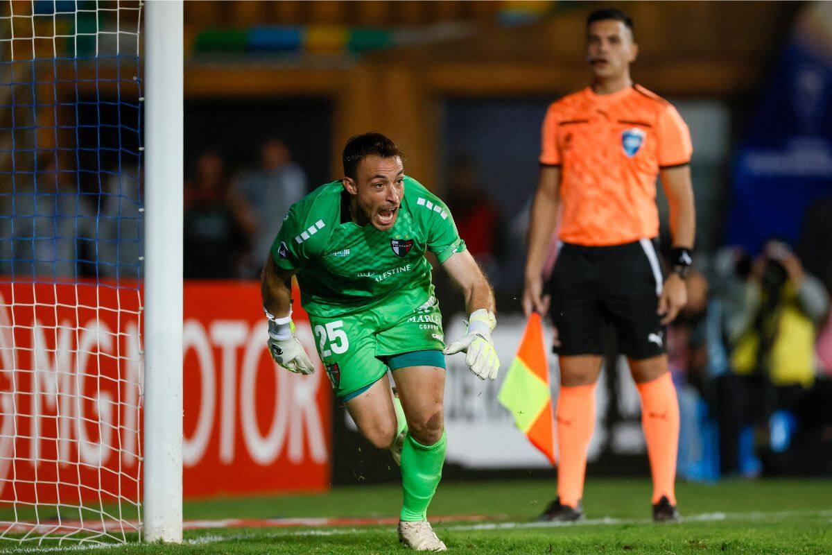 fue el protagonista de la clasificación de Palestino. Foto: Agencia Aton.