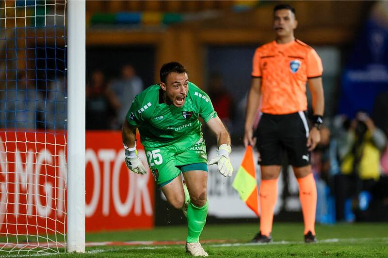 fue el protagonista de la clasificación de Palestino. Foto: Agencia Aton.