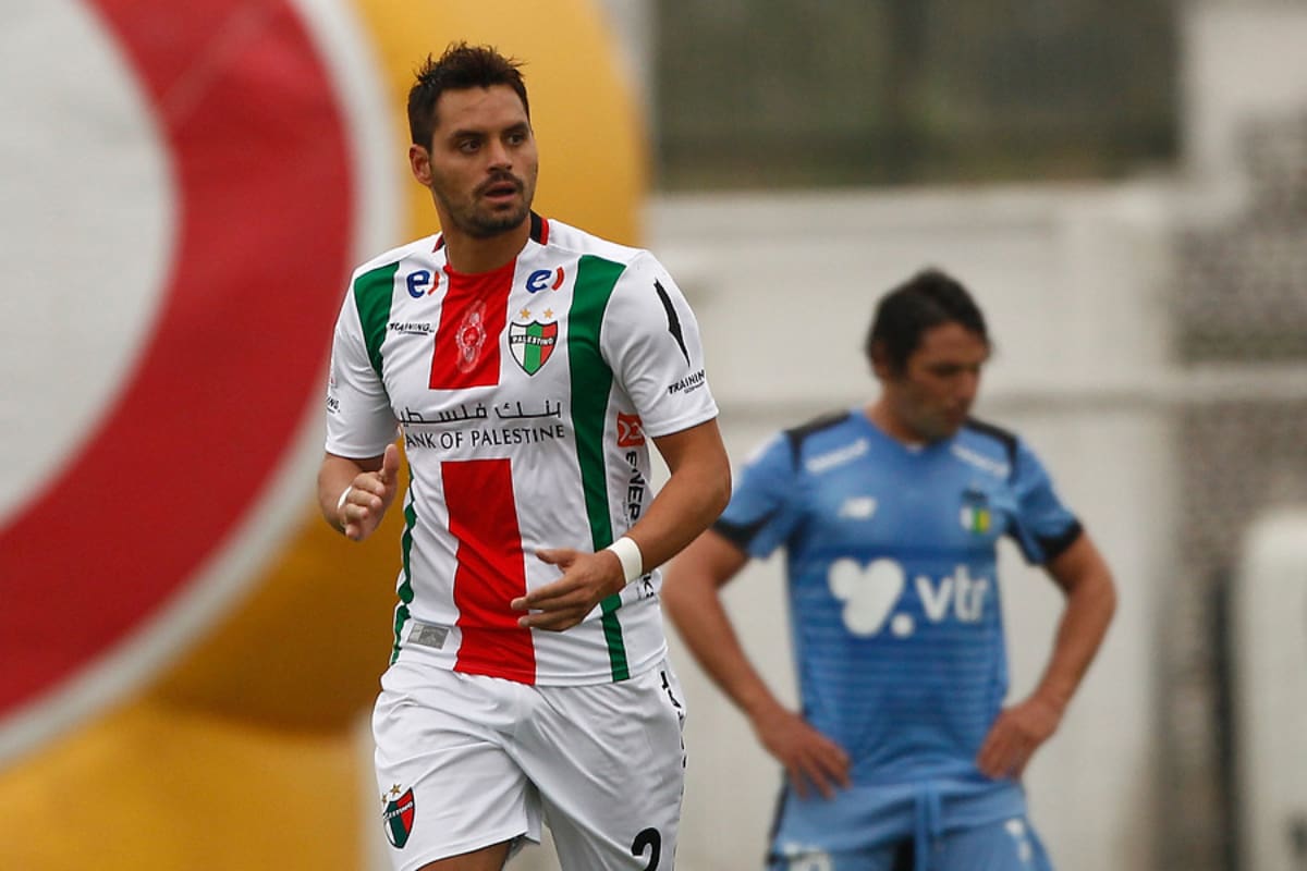 Sebastián Pinto en Palestino (Clausura 2016-17). Foto: Aton
