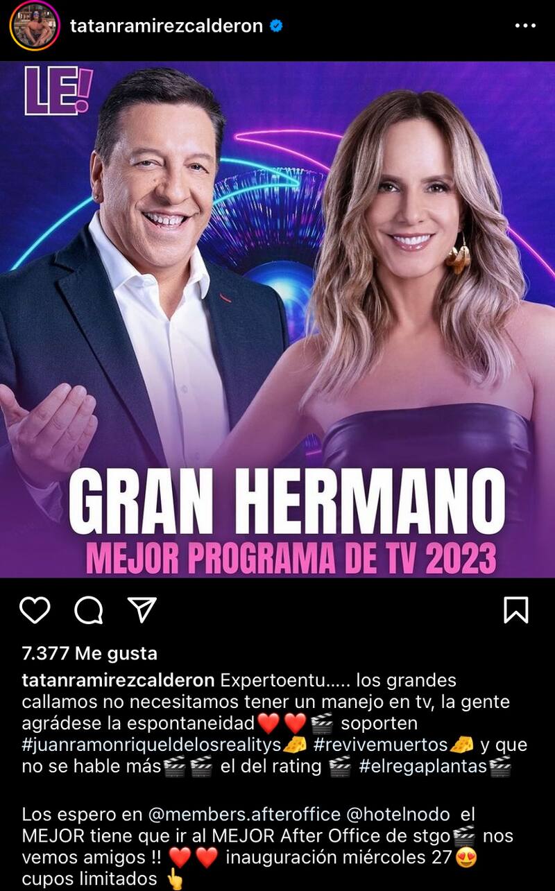 Foto: Instagram.