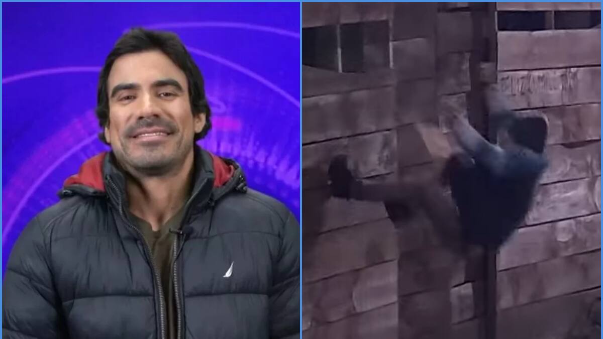 A propósito de la renuncia de Sebastián Ramírez a “Gran Hermano” Chile: La vez que intentó escapar de “Resistiré” y tuvo una fuerte caída