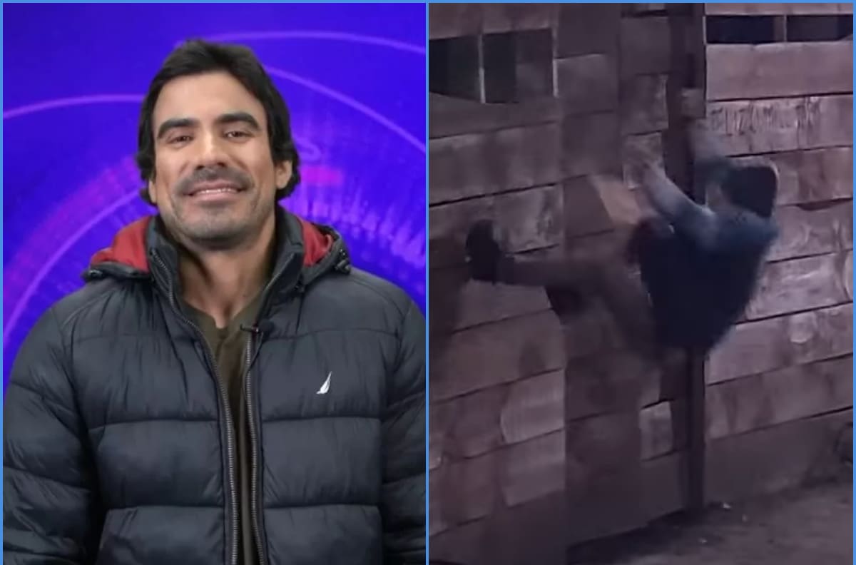 A propósito de la renuncia de Sebastián Ramírez a “Gran Hermano” Chile: La vez que intentó escapar de “Resistiré” y tuvo una fuerte caída