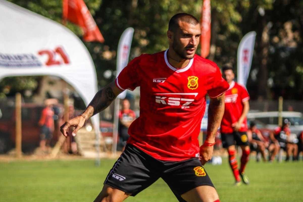 En el entrenamiento de Rangers de Talca. Foto: @rangersdetalca.cl en Instagram