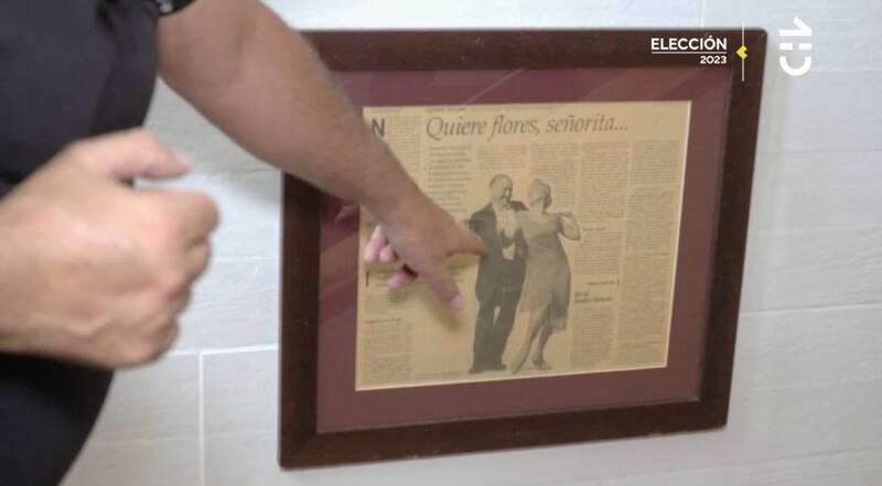 Parte de los cuadros en honor a su padre / CHV