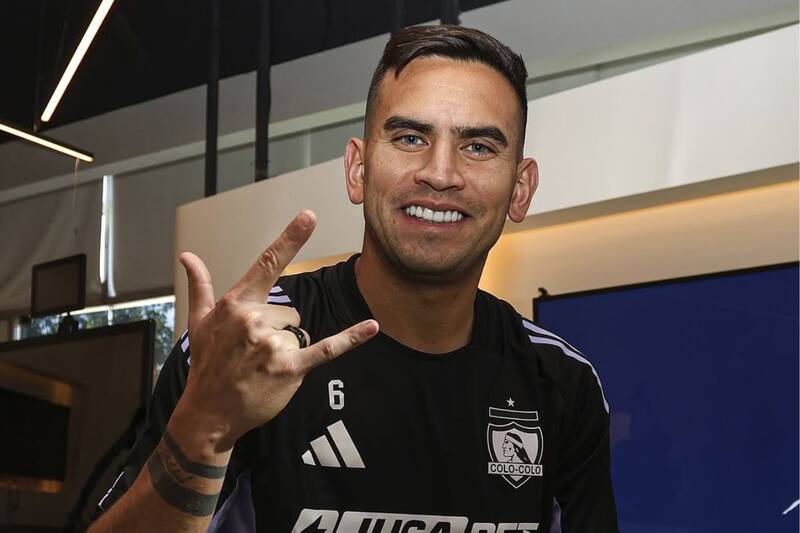El dejó buenas impresiones en su debut con la camiseta de Colo Colo