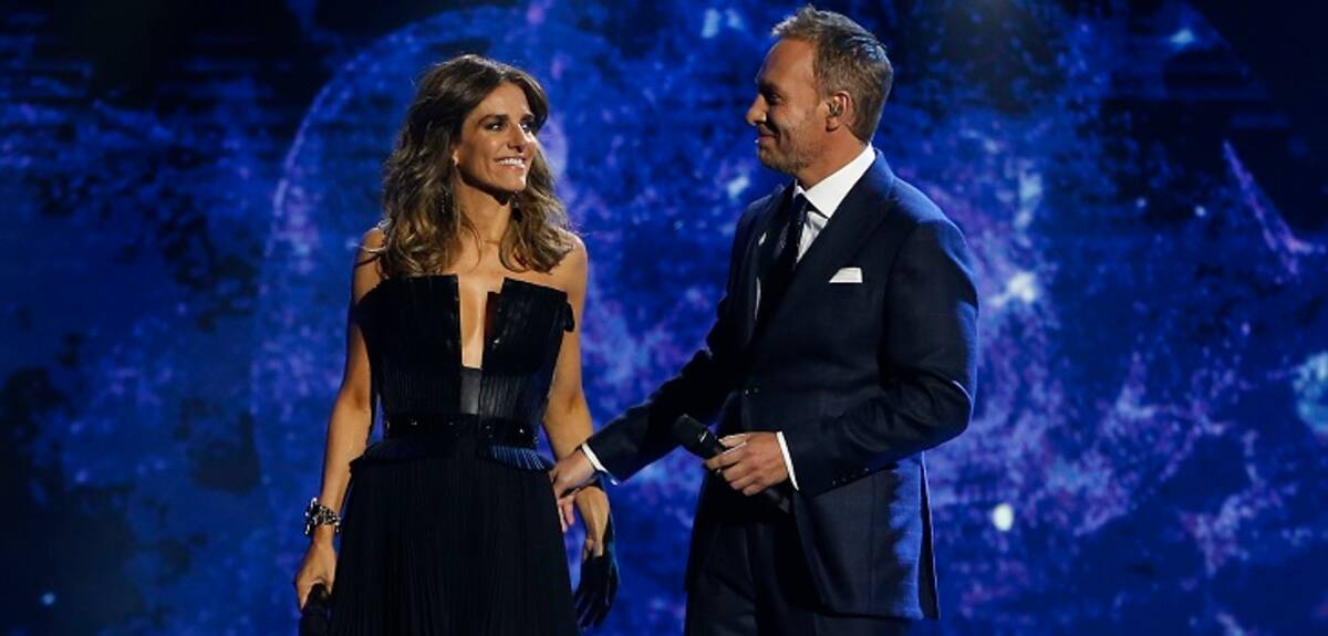 24 de Febrero de 2020/VIÑA DEL MAR
Los animadores Maria Luisa Godoy y Martin Carcamo en la segunda noche del Festival de Viña del Mar 2020 realizado en la Quinta Vergara
FOTO:FRANCISO LONGA/AGENCIAUNO