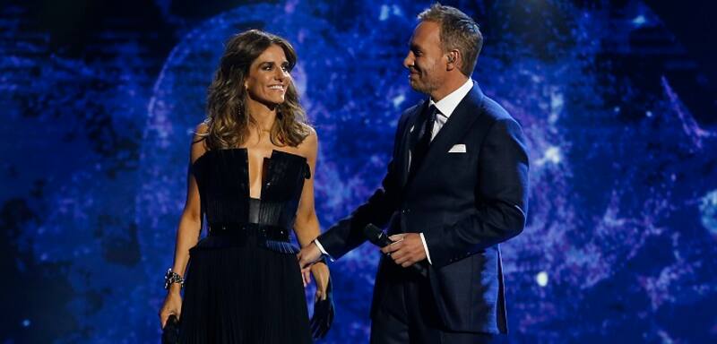 24 de Febrero de 2020/VIÑA DEL MAR
Los animadores Maria Luisa Godoy y Martin Carcamo en la segunda noche del Festival de Viña del Mar 2020 realizado en la Quinta Vergara
FOTO:FRANCISO LONGA/AGENCIAUNO