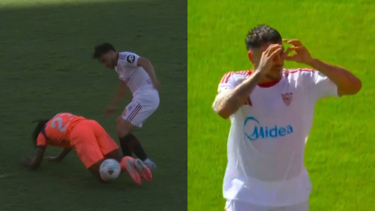 VIDEO | Partió con gran quite de Gabriel Suazo: así fue el segundo gol del Sevilla ante Barcelona