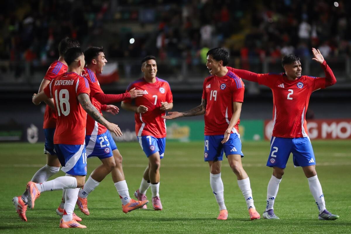 . La Roja ganó en La Florida: 2-1 sobre Perú. Foto: Agencia Aton.