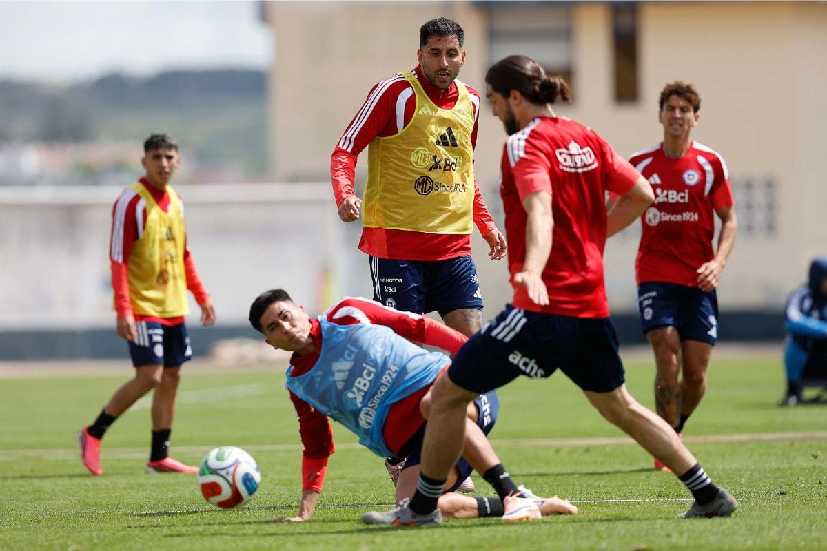 La Roja entrena en Europa. Foto: Comunicaciones/FFCh