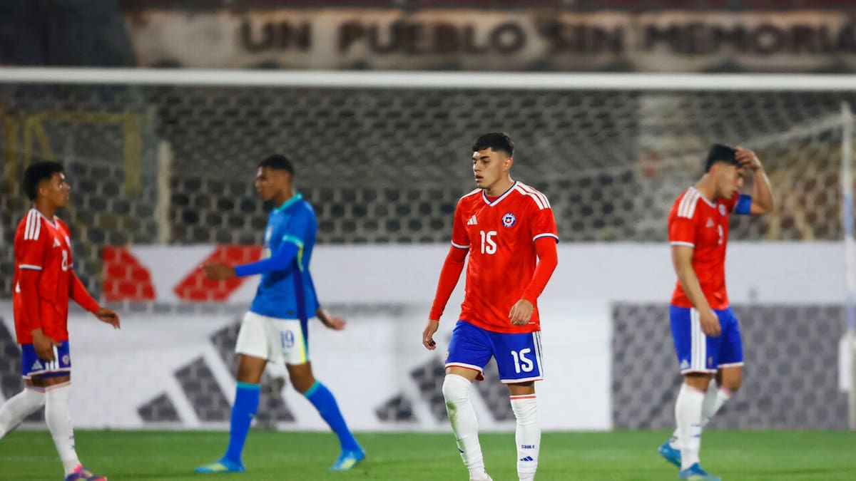 Falta de finiquito: La Roja Sub 20 batalla, pero cae ante Brasil en el Estadio Nacional