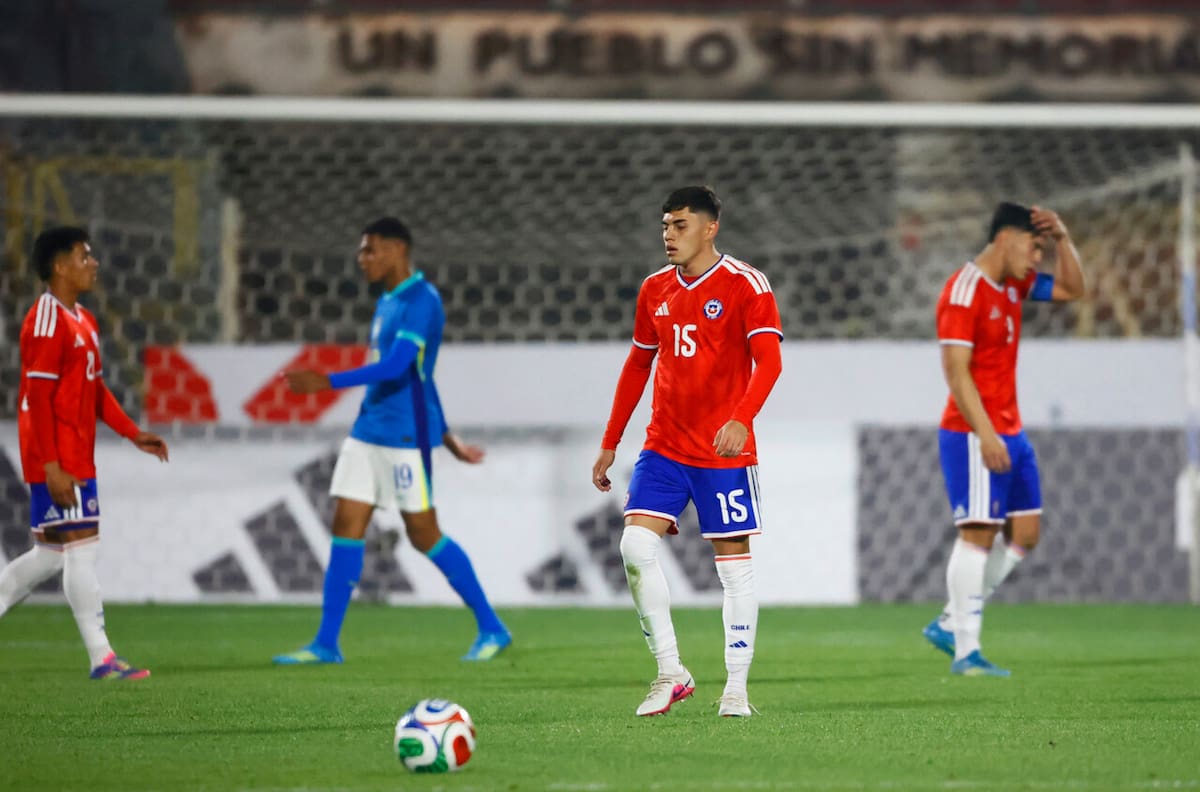 Falta de finiquito: La Roja Sub 20 batalla, pero cae ante Brasil en el Estadio Nacional