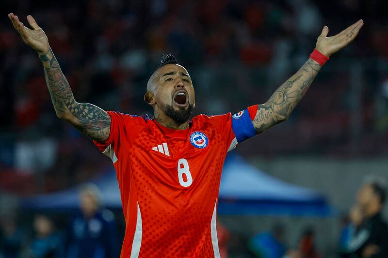 Arturo Vidal será el líder de La Roja en Paraguay. Agencia Aton