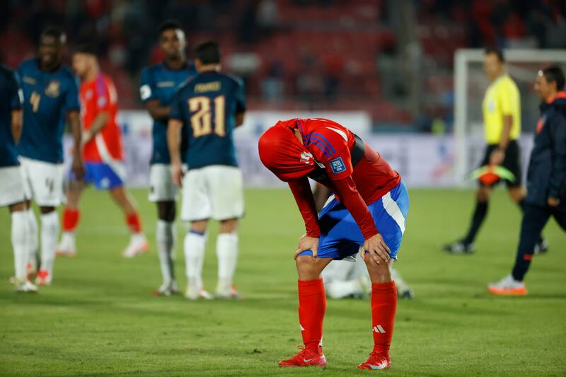 Selección Chilena en las Eliminatorias. EFE