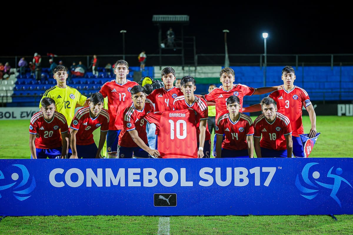 En el Sudamericano de Paraguay. Foto: ANFP
