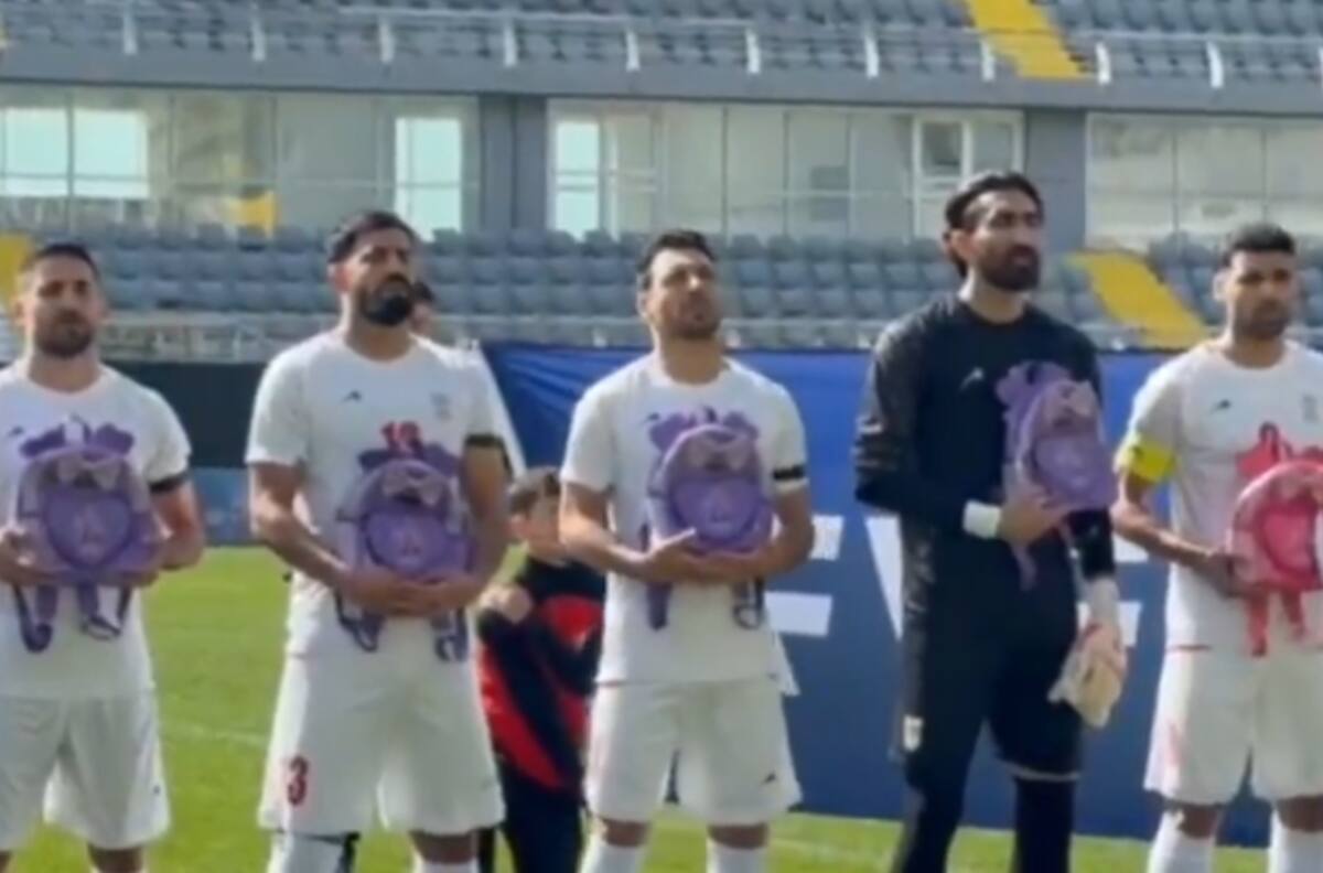 VIDEO | El homenaje de los jugadores iraníes por escuela bombardeada por EE.UU. e Israel
