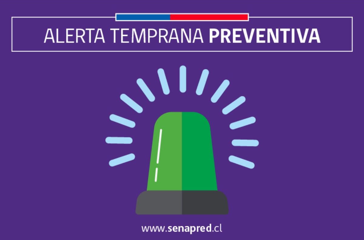Senapred informa actualización de “Alerta Temprana Preventiva” para diez comunas de la RM