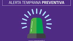 Senapred informa actualización de “Alerta Temprana Preventiva” para diez comunas de la RM