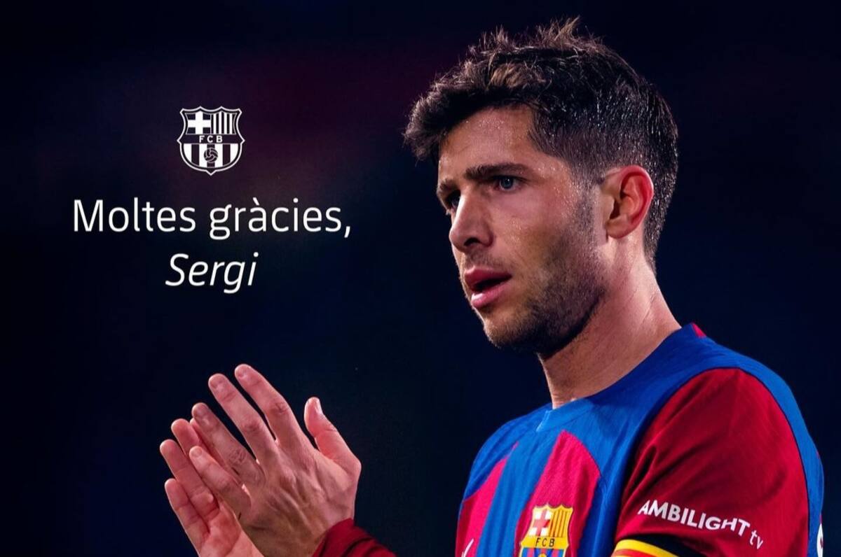 El español anunció su salida del cuadro Blaugrana.