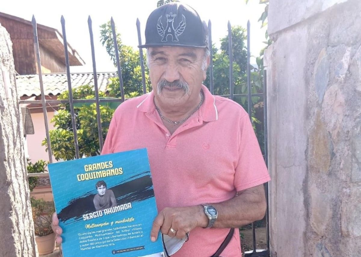 El ex seleccionado nacional y delantero de dos de los más grandes equipos chilenos y finalistas de la Libertadores: Colo Colo '73 y Unión Española '75. Foto: Fundación Coquimbo Patrimonial