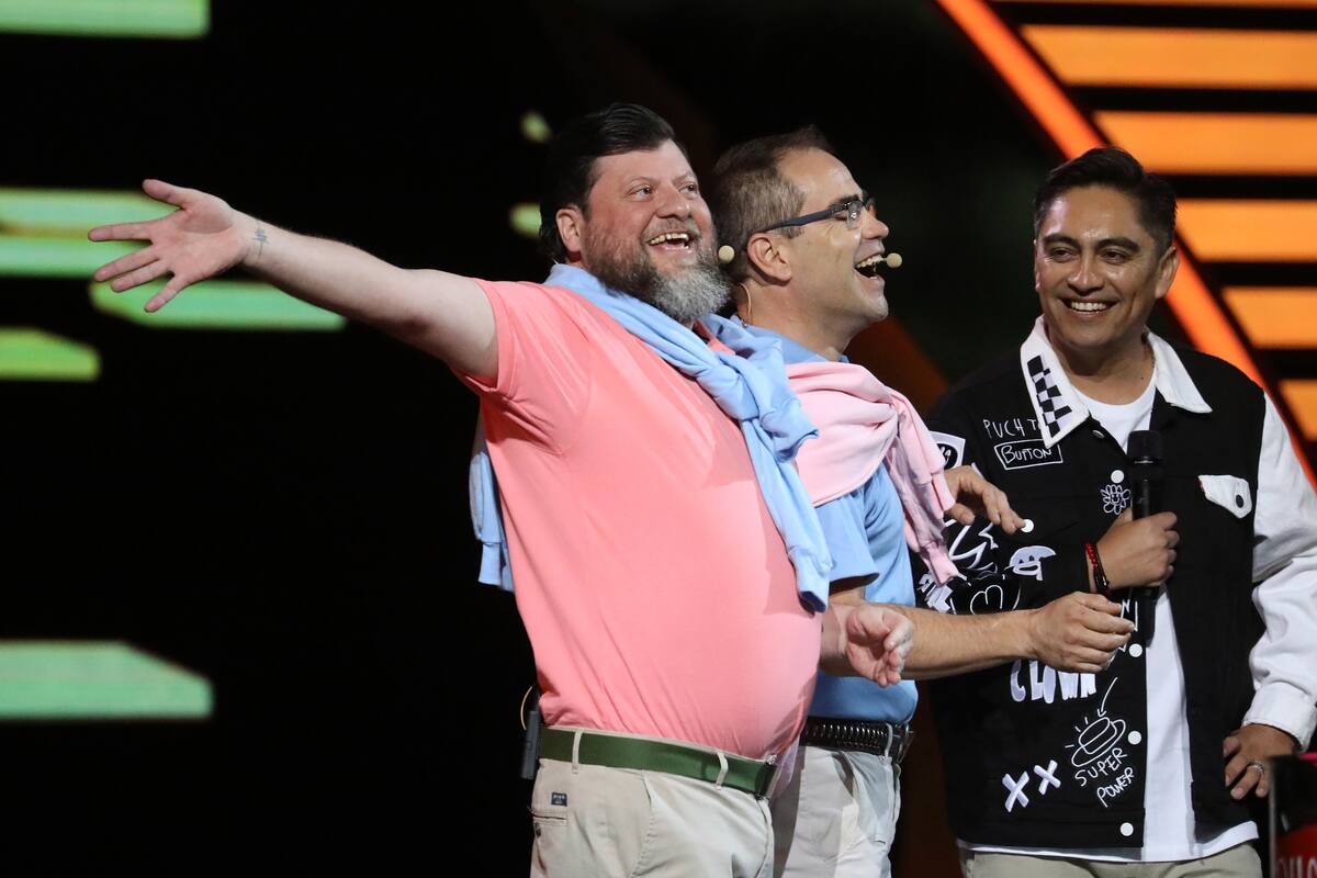 Rodrigo Salinas y Juan Pablo Flores participaron en el show de Sergio Freire. Foto: ATON.