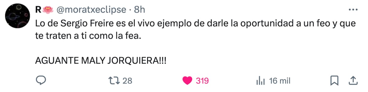 Comentarios contra Sergio Freire.