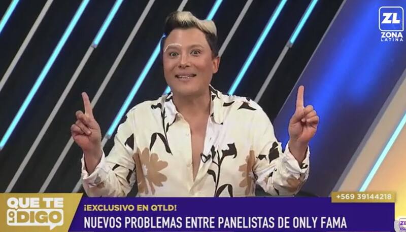 Sergio Rojas en "Que te lo digo". Créditos: Pantallazo Zona Latina