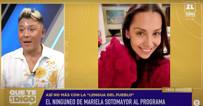 El periodista se lanzó contra Mariela Sotomayor.